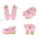 Sheep Puff Vintage Polka Dot Platform Shoes(Reservation/4 Colours/Full Payment Without Shipping)